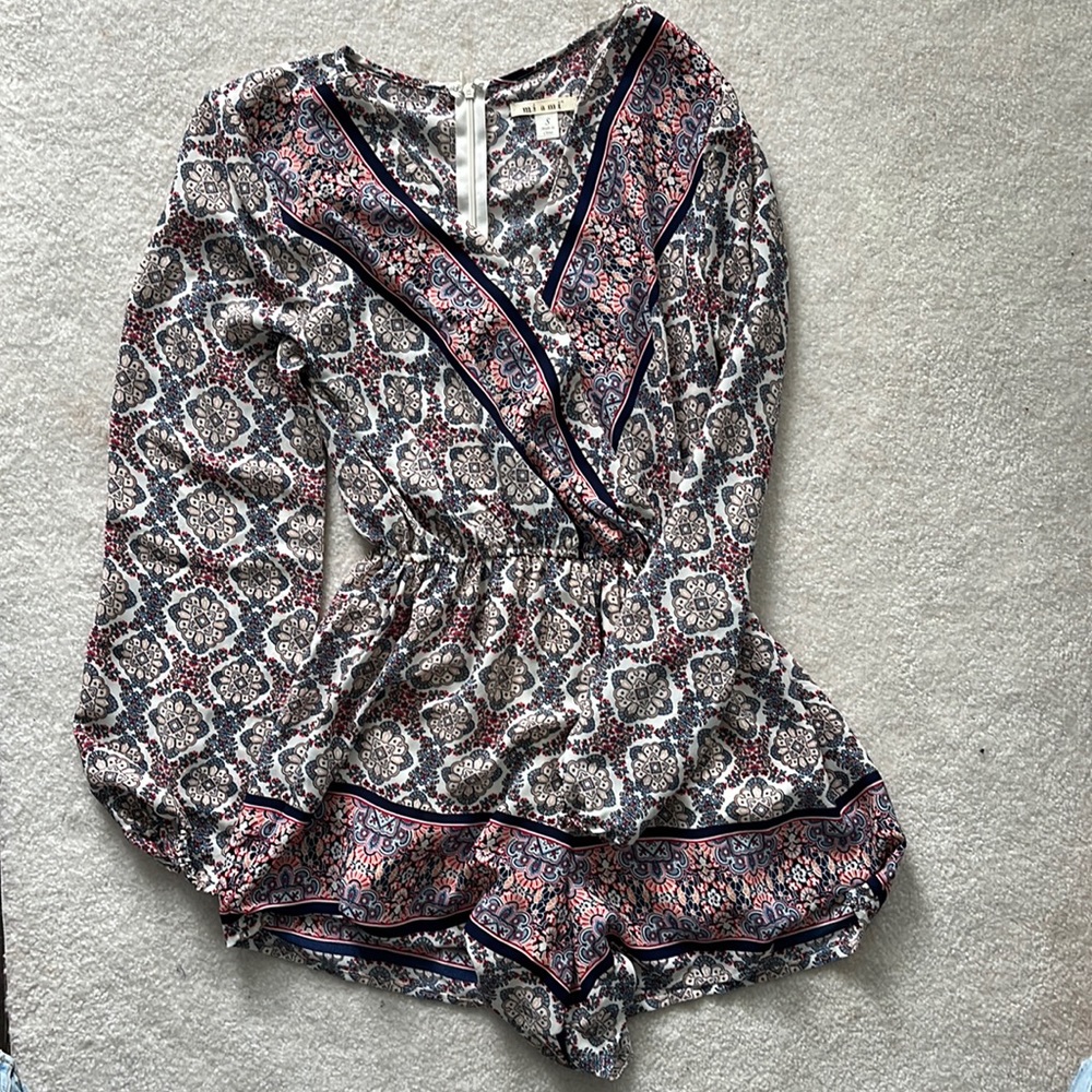 Patterned Romper - image 1